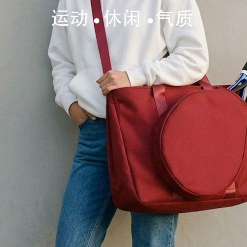 Badminton Area - Sportreisetasche, Badminton-Schlägertasche, Messenger-Handtasche mit großem Fassungsvermögen,