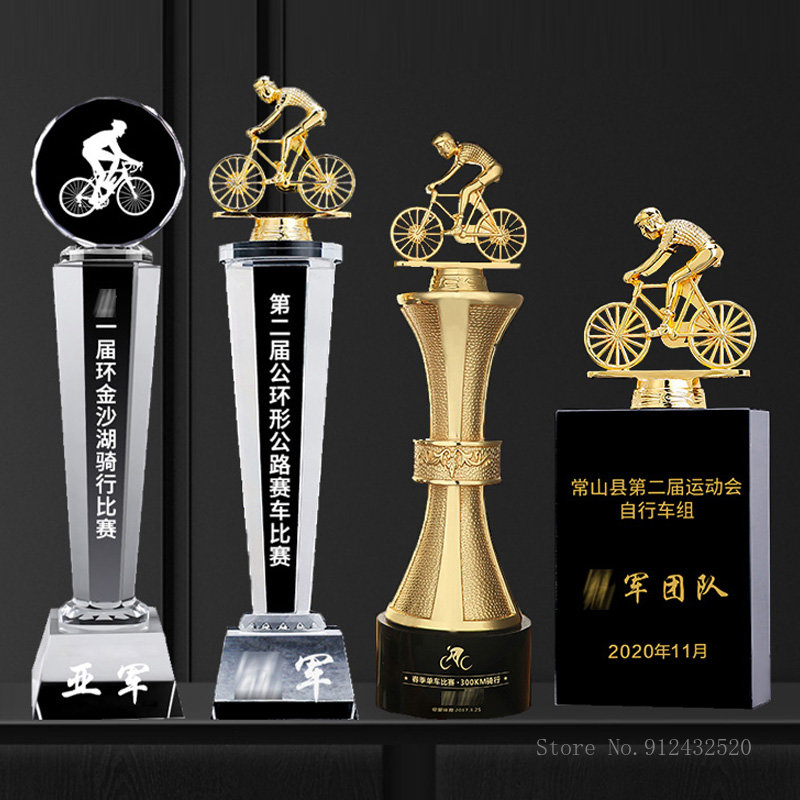 Badminton Cup - Kreative Sport-Fahrradtrophäen, Mountain Extreme Cycling Competition
