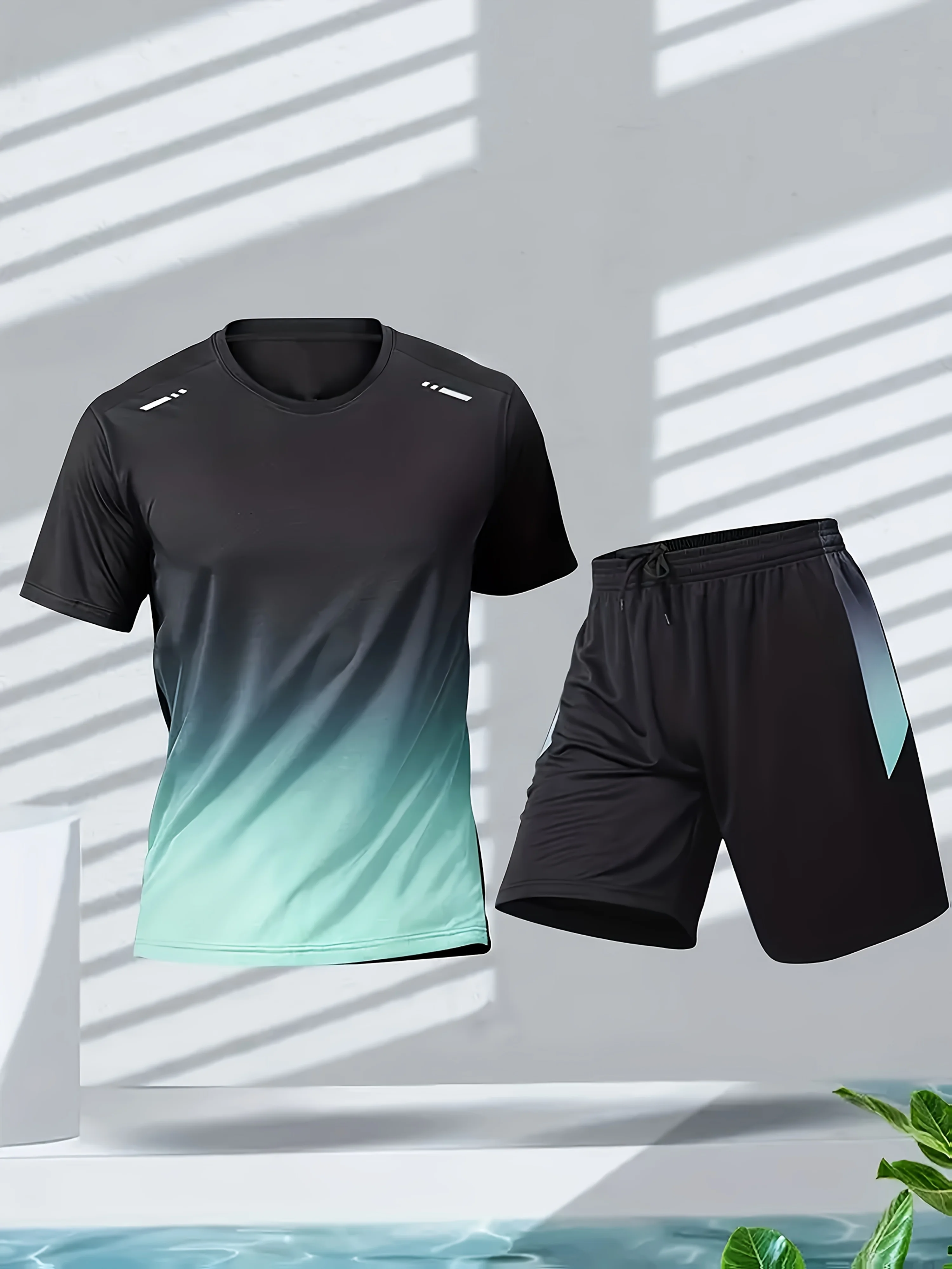 Herren-Sportbekleidung, kurze  – Badminton Vector Bewertung und Preis