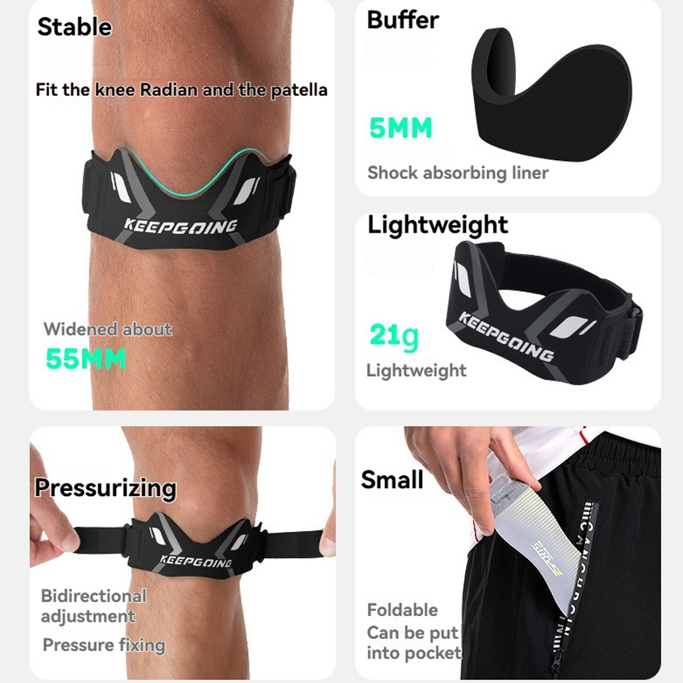 GTUBIKE 1PCS Patella Band Schu – Knee Brace Badminton Bewertung und Preis