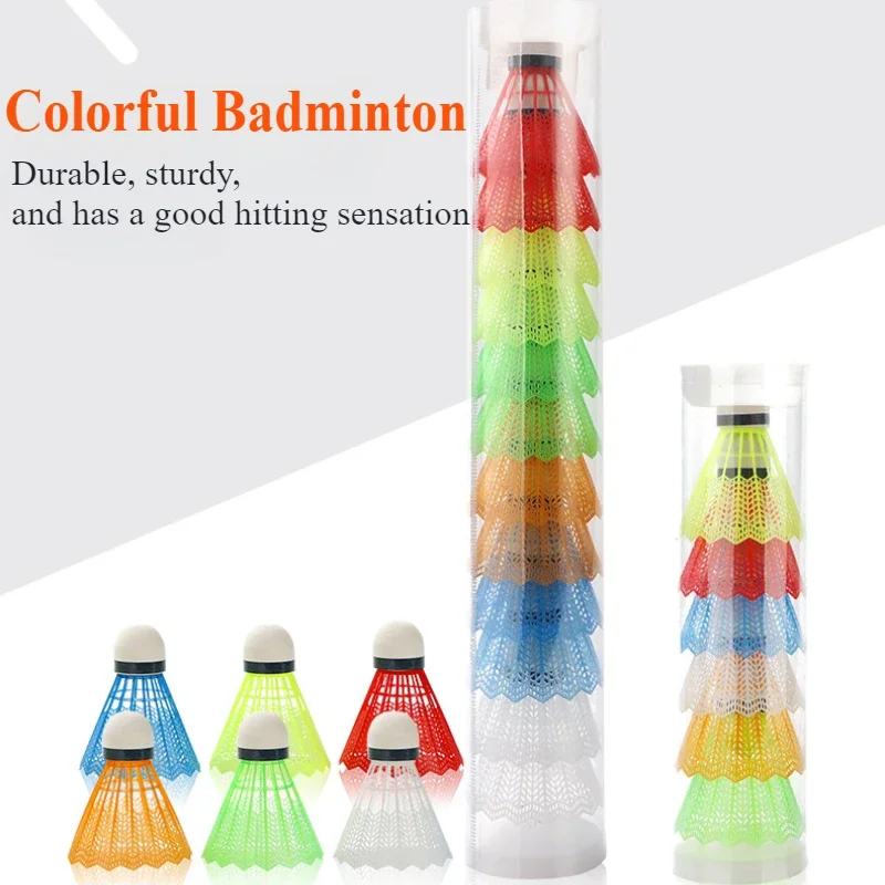 12 Stück/Set bunte Federbälle, – Badminton League Bewertung und Preis