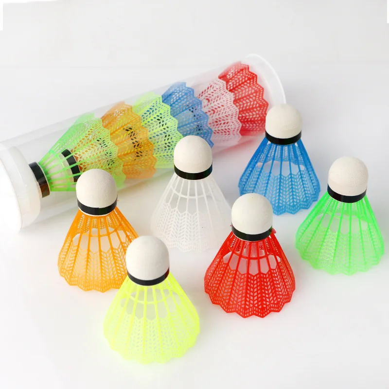 12 Stück/Set bunte Federbälle, – Badminton League Bewertung und Preis